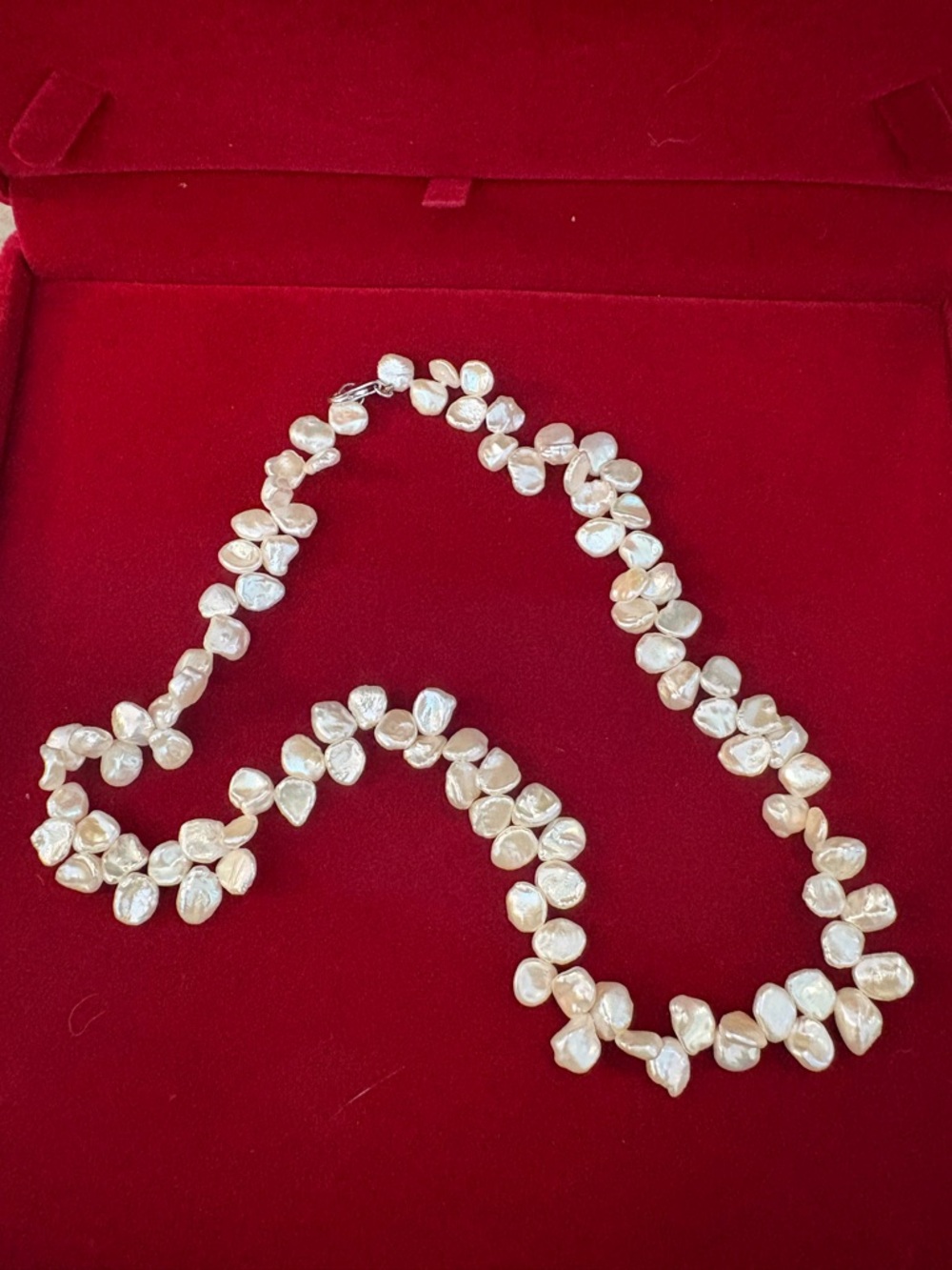 Freshwater Keisha Pearl Necklace - White Pearlescent
